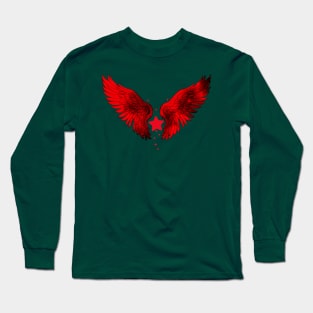 Lucky Red wings Long Sleeve T-Shirt